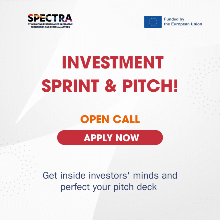 Open call for creative startups "SPECTRA Investment Sprint & Pitch"